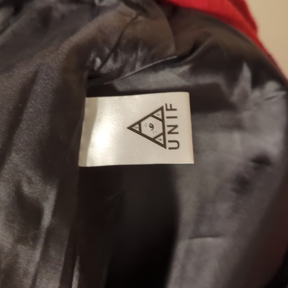 UNIF Boyfriend Plaid Moto Jacket Women's M - Picture 7 of 9